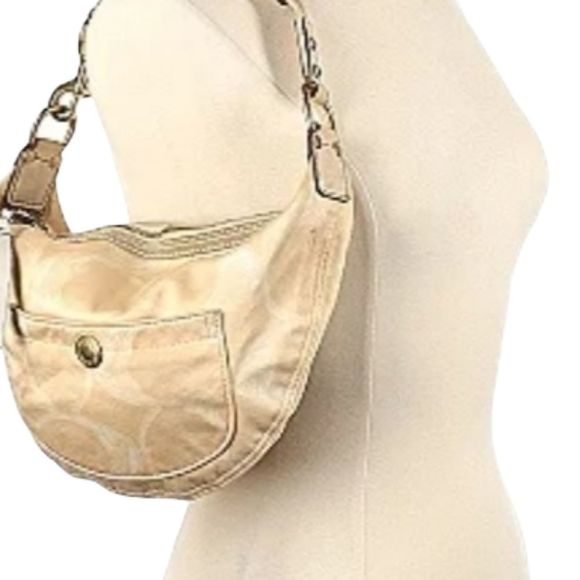 Authentic Vintage Y2K Coach Signature Hampton Shoulder Bag - Picture 2 of 16